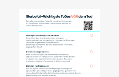 Checkliste: ToDos vor dem Tod der Eltern